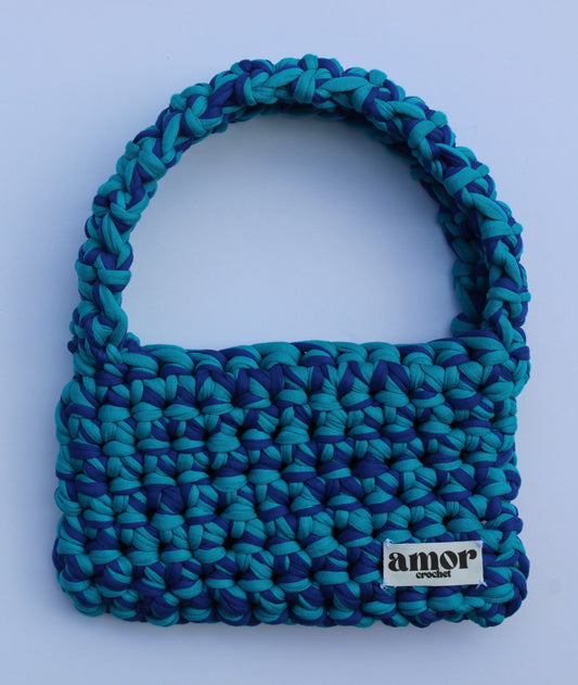 Turquoise & Navy Blue